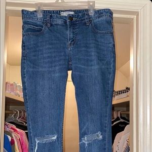 Free People ankle length jeans